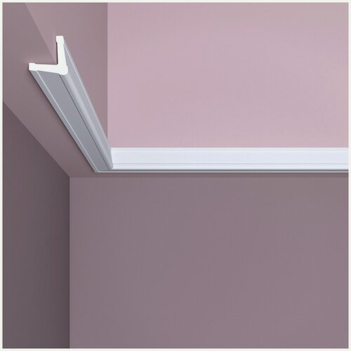 Изображение товара Угол декоративный Bello Deco У1, 2x2 см, длина 2 метра, XPS полимер, белый под покраску, 1 шт