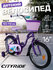 Велосипед детский двухколесный CITYRIDE TEMPO с корзинкой, радиус...