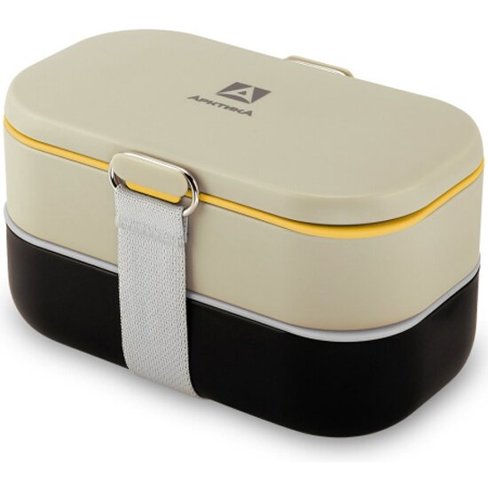 Ланчбокс Арктика, 1350 МЛ, 031-1350, черный/бежевый