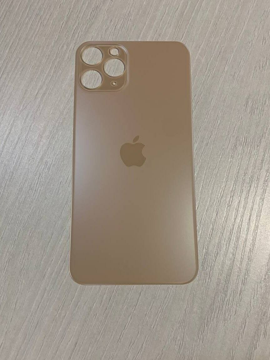 Задняя крышка (стекло корпуса) для IPhone 11 Pro золотая (GOLD) — фото 1