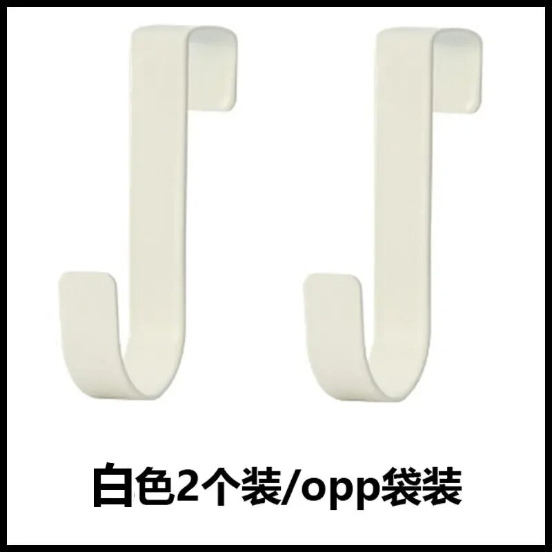 Дверные крючки из нержавеющей стали 2 шт Белый