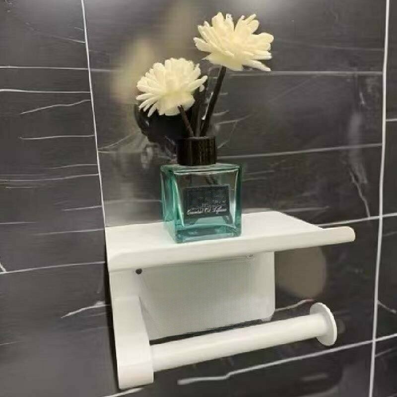Органайзер для туалетной бумаги нержавеющая сталь с зеркальной отделкой для удобства белый от Hotelstyle