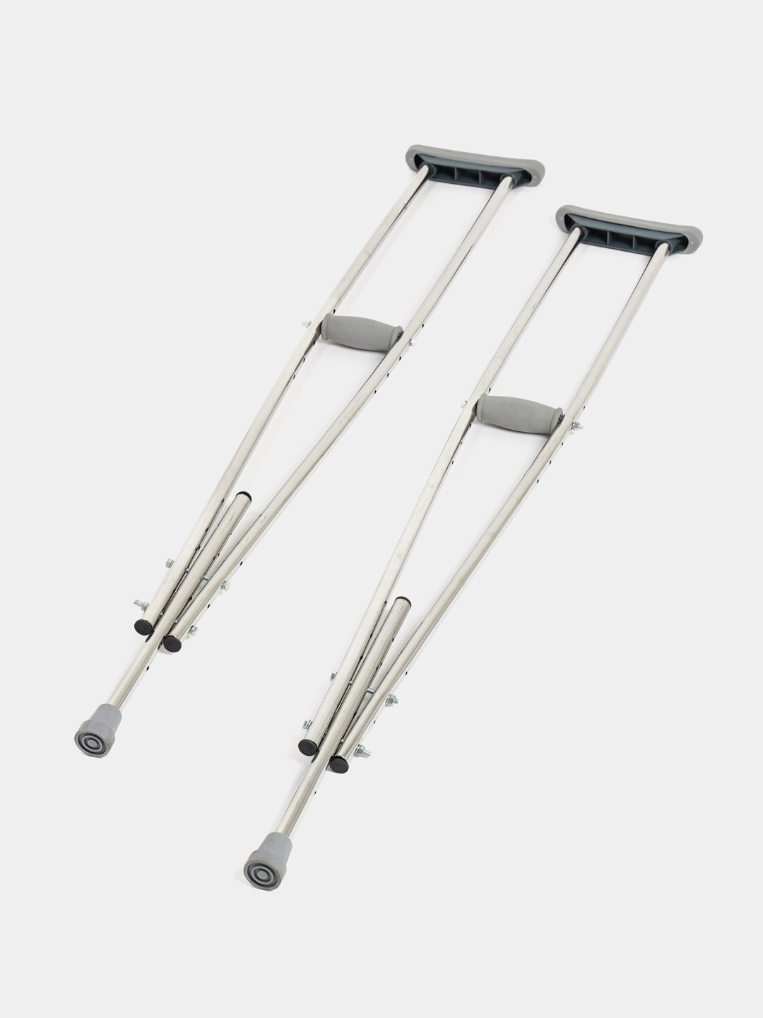 Алюминиевые серые костыли — фото 1