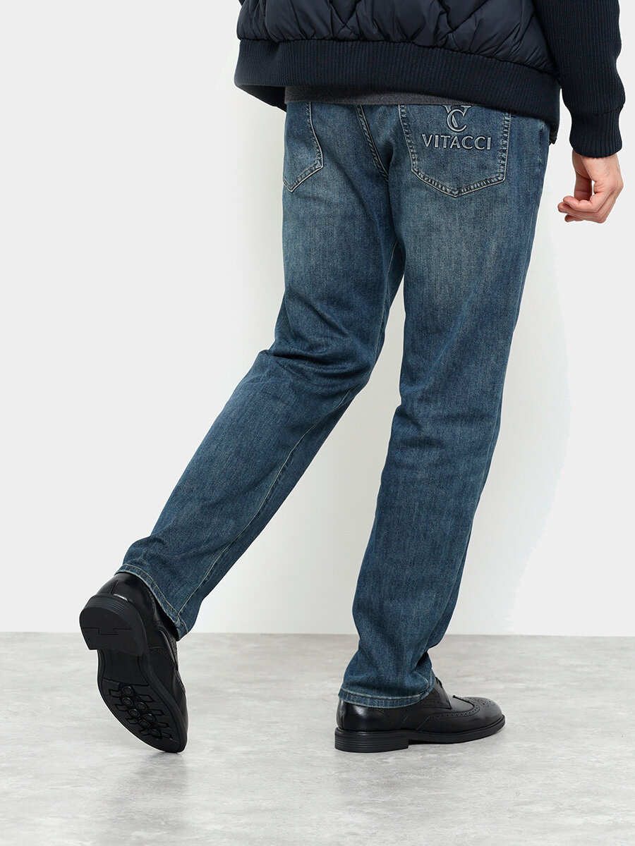 Полуботинки дерби VITACCI, размер 42, черный — фото 1