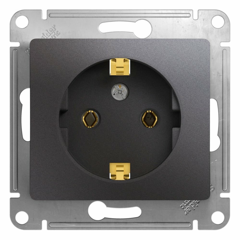 Одноместный механизм розетки Systeme Electric GLOSSA