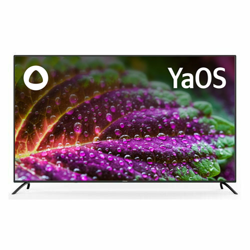 65" Телевизор StarWind SW-LED65UG402, 4K Ultra HD, стальной, смарт ТВ, YaOS