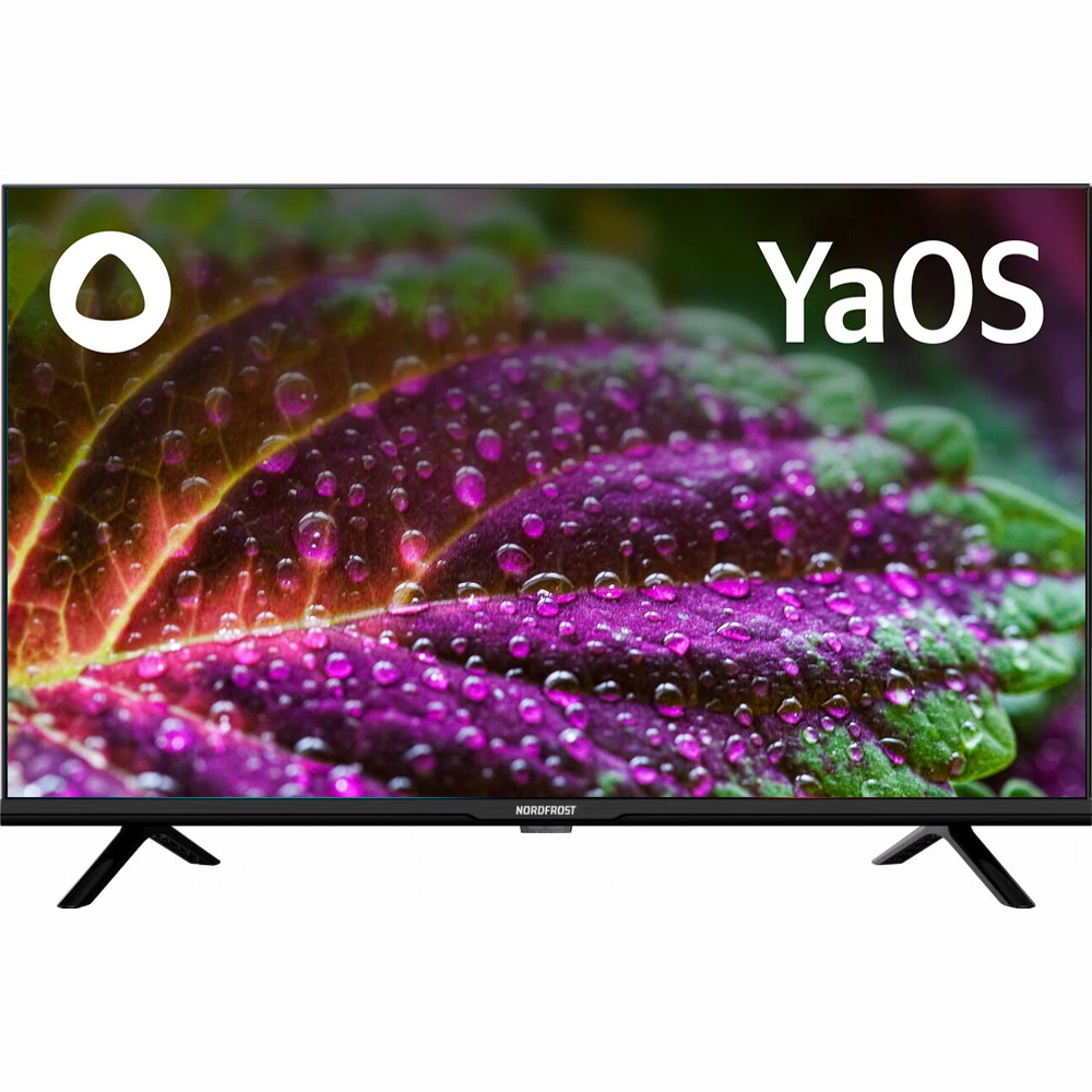 Телевизор NORDFROST Y 3201 HD-R 32 дюйма HD Smart TV YaOS голосовое управление Алиса черный