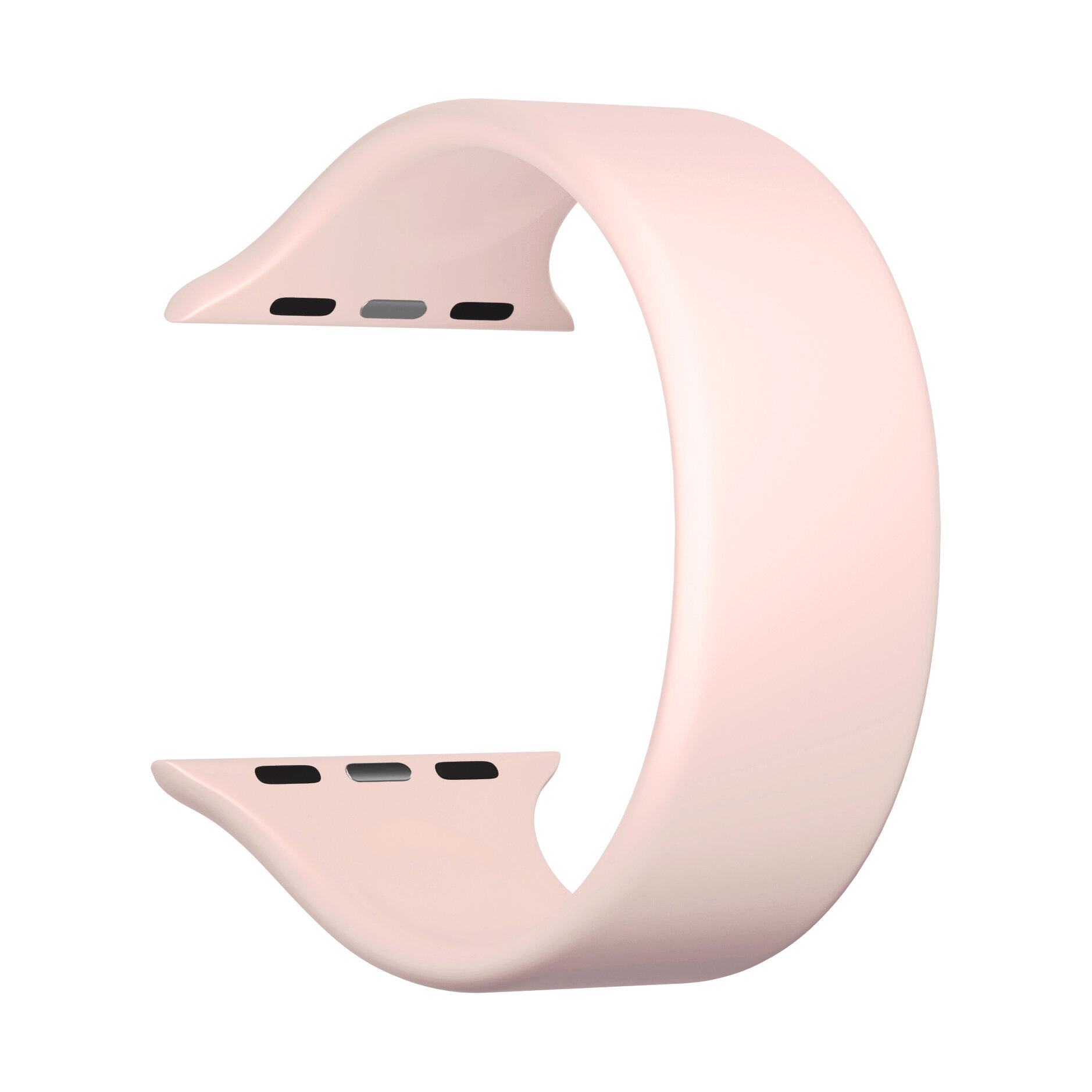Lyambda Силиконовый ремешок Atria для Apple Watch 42/44/45/49 mm, light pink