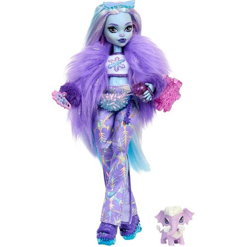 Кукла Monster High Abbey Bominable 26 см HNF64 фиолетовый monster high mattel кукла эбби боминейбл из серии арт класс монстр хай