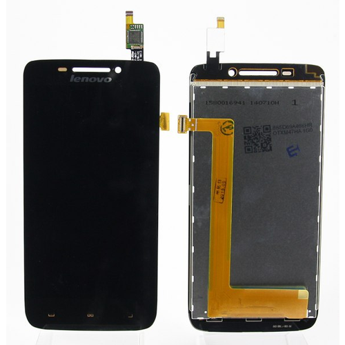 Дисплей для Lenovo IdeaPhone S650 (в сборе с тачскрином), черный дисплей для lenovo a6010 в сборе с тачскрином черный