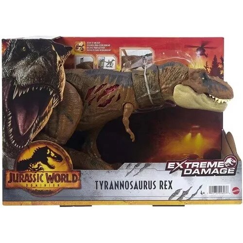 фигурка динозавра целюр серия раненные динозавры jurassic world coelurus dominion series extreme damage mattel Mattel Jurassic World Extreme Damage