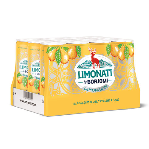 Лимонад Limonati by Borjomi Груша, 0.33 л, металлическая банка, 12 шт.