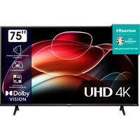 Телевизор Hisense 75A6K, черный