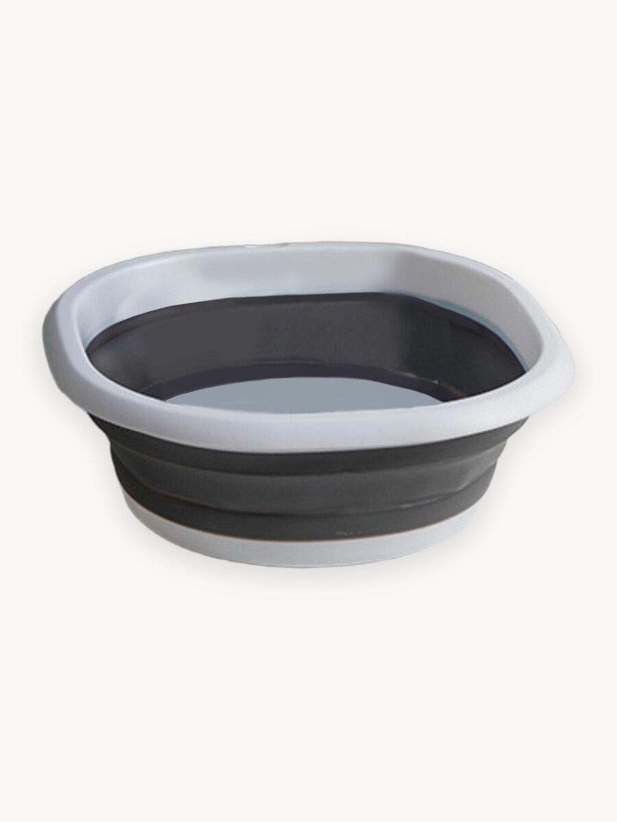 Таз складной 10л силиконовый, тазик хозяйственный для стирки, для дома и кухни Lianhouse