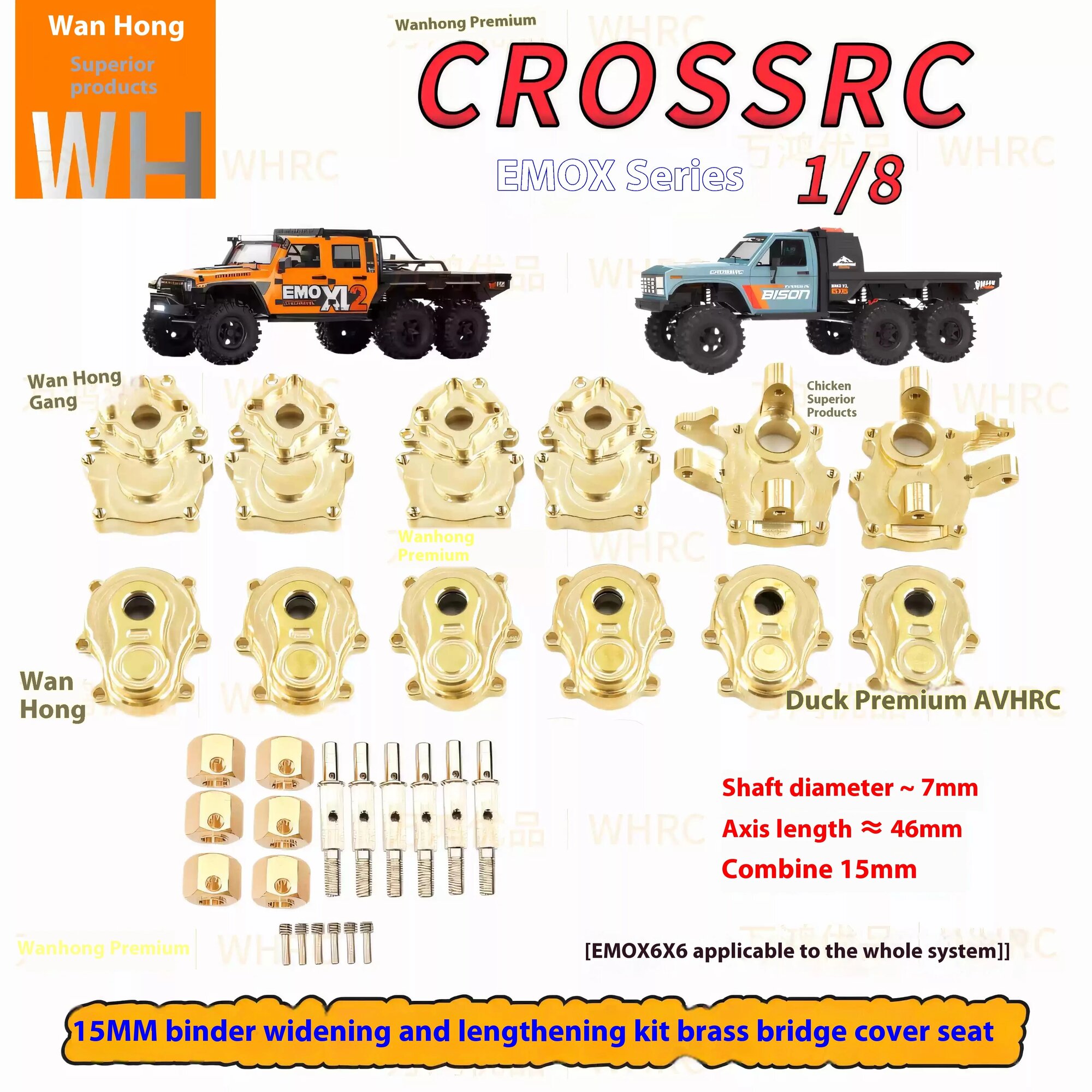 CrossRC Emo Xl2 Металлический набор аксессуаров, Big set