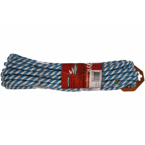 Плетеный шнур ПП 10 мм с сердечником, 24-прядный, высокопрочный, цветной, 10 м Tech-Krep 139915
