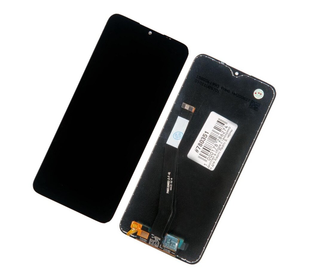 Display / Дисплей в сборе с тачскрином для Xiaomi Redmi 9 черный