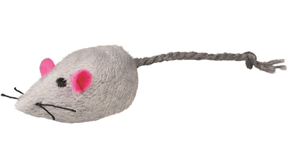 TRIXIE игрушка для кошек «Мягкая мышка» из набора (1 шт)