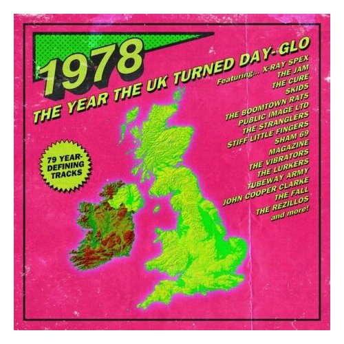 Компакт-Диски, CHERRY RED, VARIOUS - 1978: The Year The Uk Turned Day-Glo (3CD)