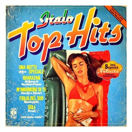 Старый винил, K-Tel, VARIOUS ARTISTS - Italo Top Hits (LP , Used)