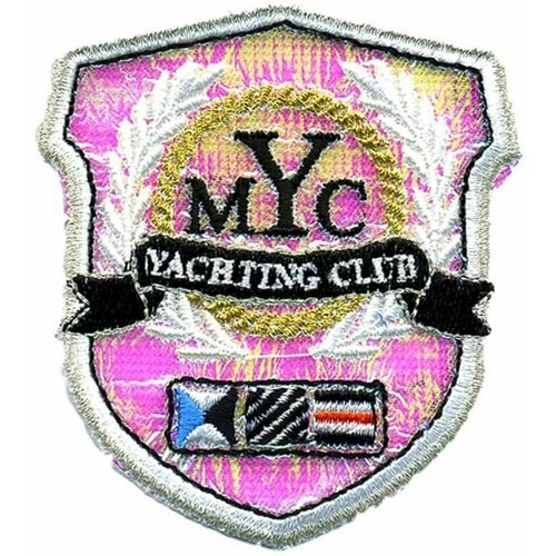 Термоаппликация розовая, MYC Club, 1 упаковка