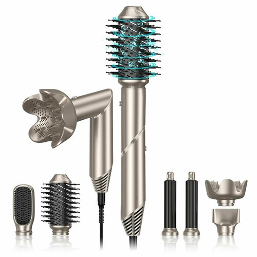 Фен для волосПлойка стайлер щипцы для выпрямление и завивки волос 6 в 1 1211900₽