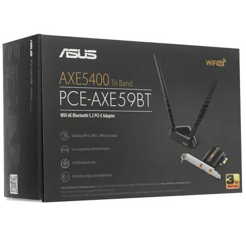 Wi-Fi адаптер Asus PCE-AXE59BT (90IG07I0-MO0B00) — фото 10