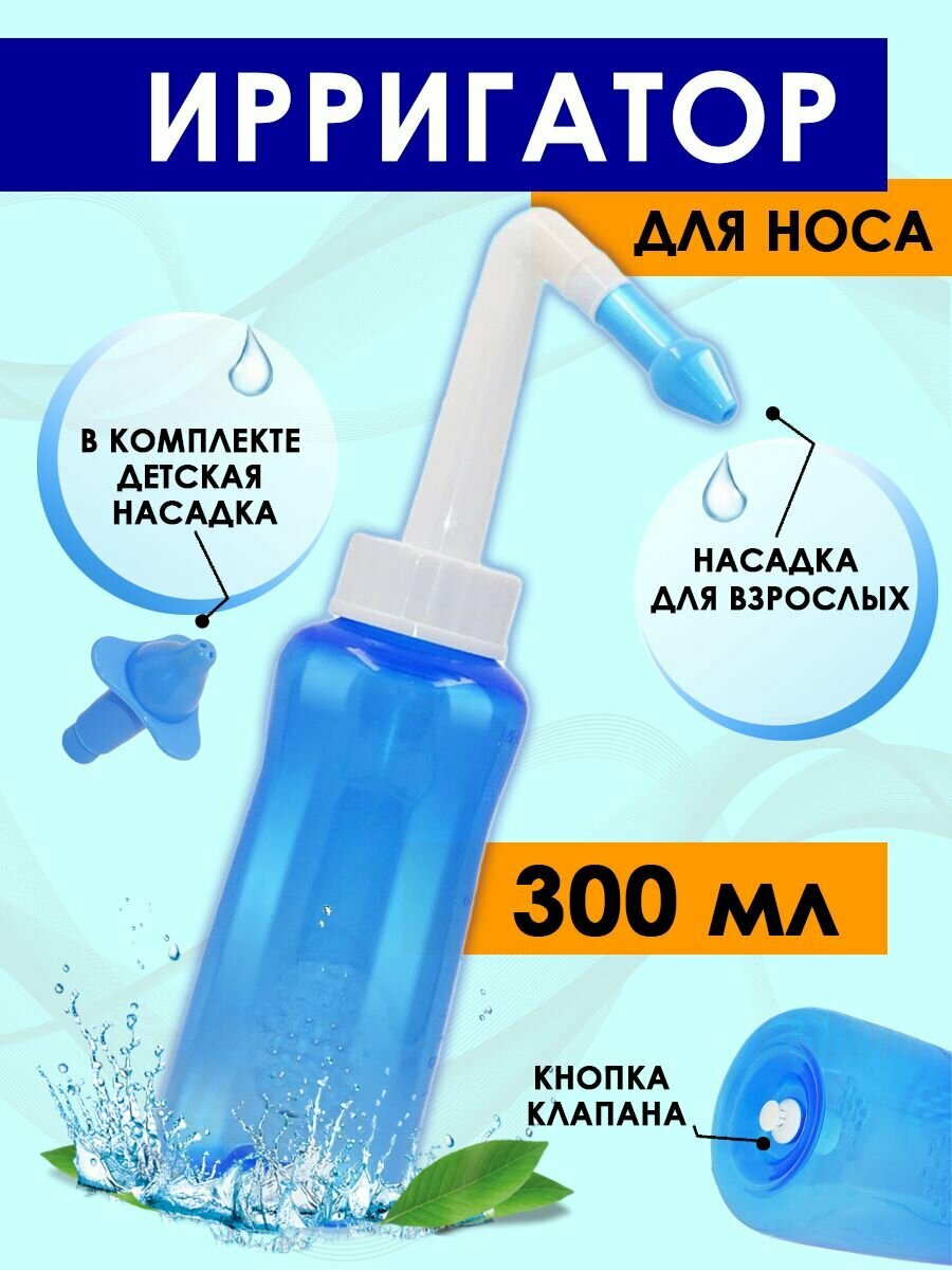 фото Ирригатор для носа для промывания портативный