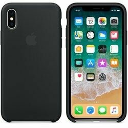 Apple iPhone X / XS под оригинальный чёрный чехол айфон 10 замша противоударный утолщённый