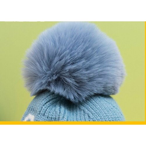 фото Шапка , размер 2-7 лет, голубой нет бренда
