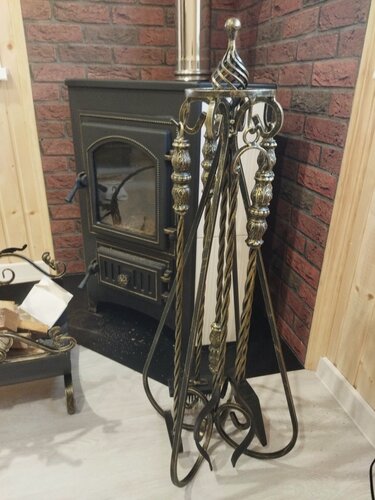 Изображение товара Кованый каминный набор Юпитер, медь