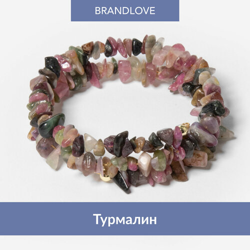 фото Жесткий браслет bl jewelry freeform, хризоколла, кварц, лазурит, турмалин, янтарь, яшма, коралл, гранат, 1 шт., размер 16 см., фиолетовый