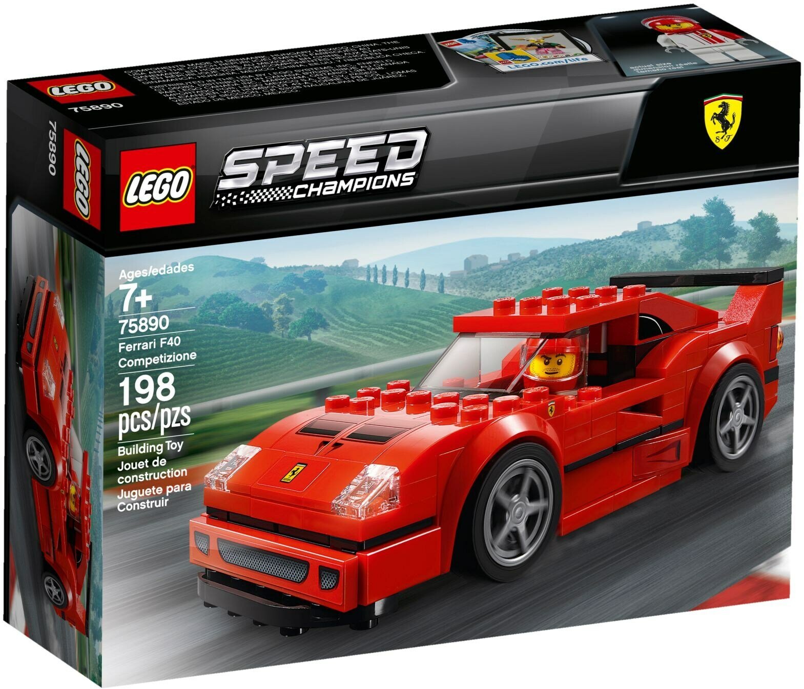 Конструктор LEGO Speed Champions Автомобиль Ferrari F40 Competizione 75890