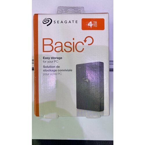 Внешний HDD Seagate Basic 4TB, черный