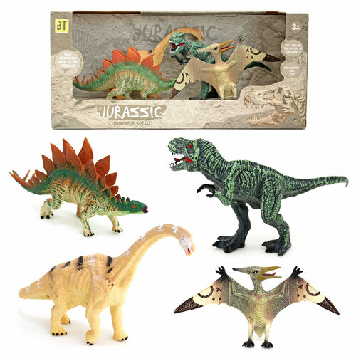 Набор динозавров Jurassic dinosaur world (4 шт) Benteng BT829A-10 набор динозавров 4шт bt829a 10
