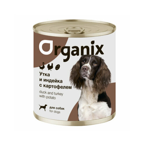 Organix консервы Консервы для собак Утка индейка картофель 22ел16 0,1 кг 42928 (2 шт)