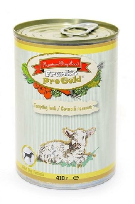 Franks ProGold консервы Консервы для собак Сочный ягненок 69фо31 43633 0,415 кг 43633 (2 шт)