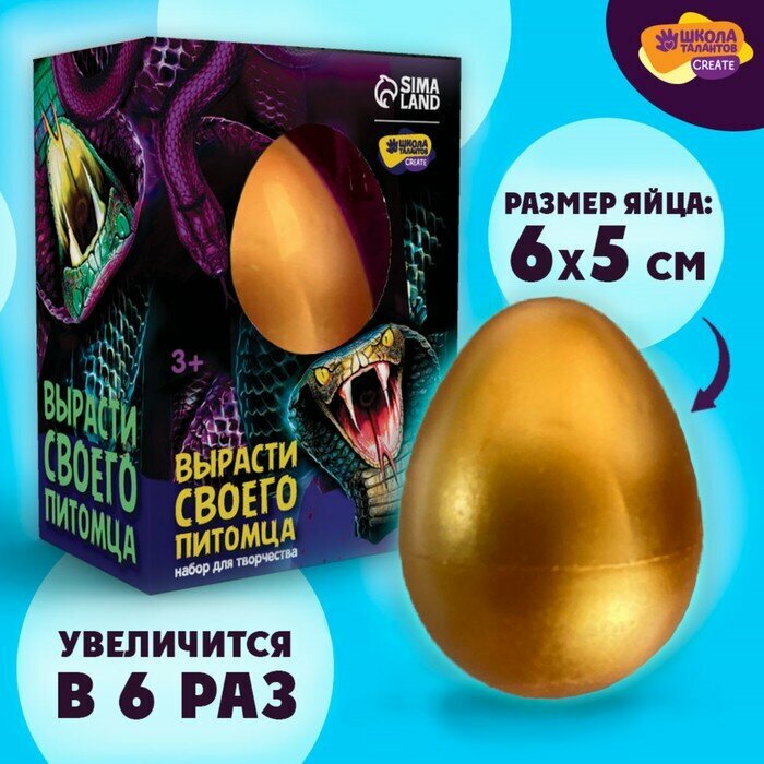 Набор для творчества «Вырасти своего питомца» Змея