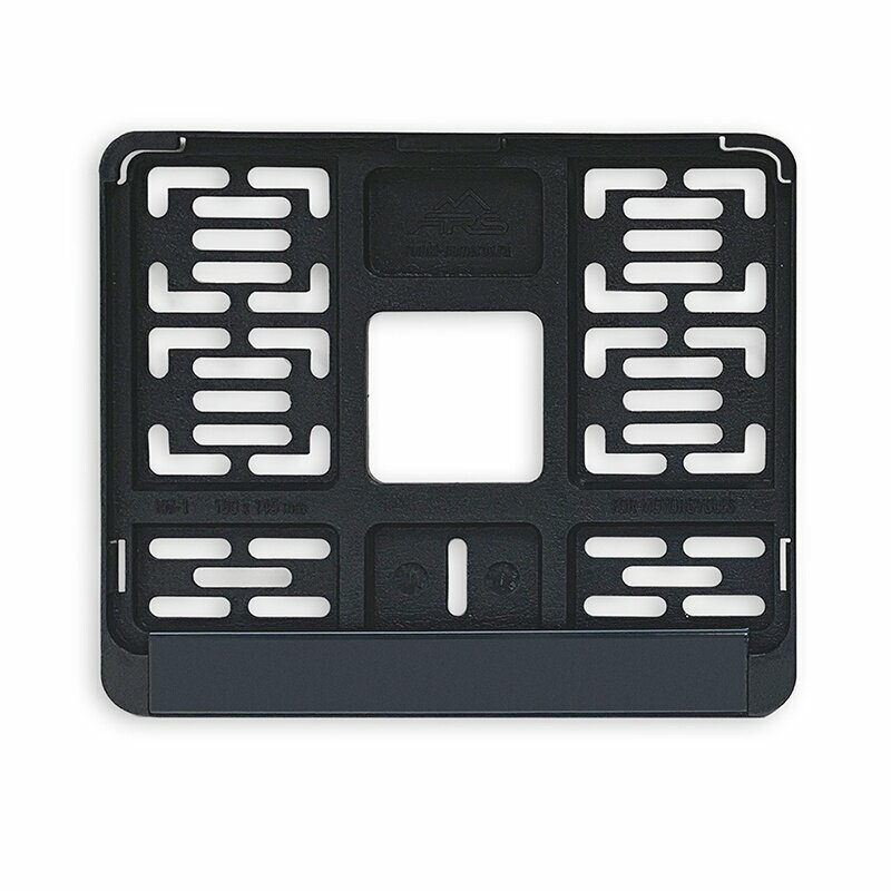 Рамка под номерной знак мотоцикла (чёрная) ТИП4 190х145 мм AVS RN-21