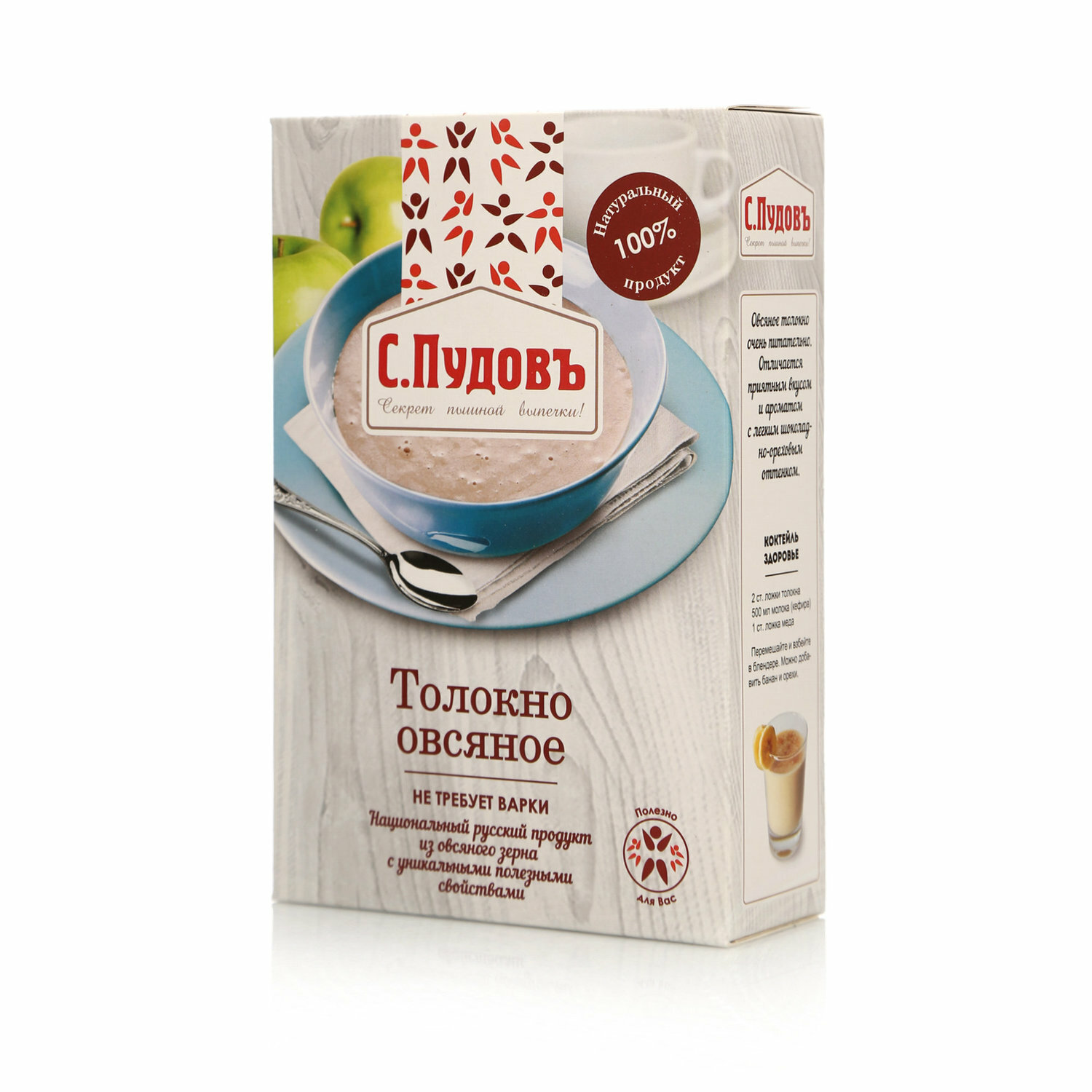Толокно С.Пудовъ Овсяное 400г - фото №19