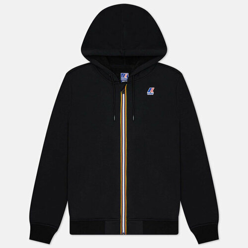 Толстовка K-WAY le vrai arnel zip hoodie fleece, размер m, черный