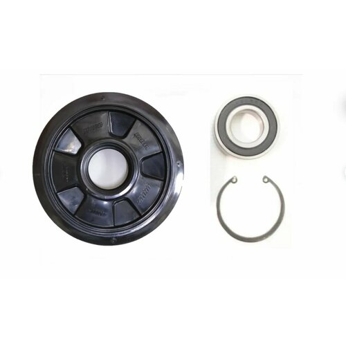 Каток снегохода Dingo Мухтар 135мм черный 2шт подишпник 6205 стоп кольцо 2790₽