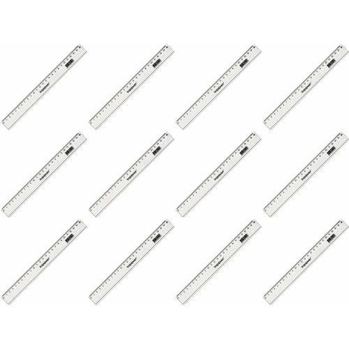 Inформат Линейка Прозрачная 25 см 12 шт 524₽