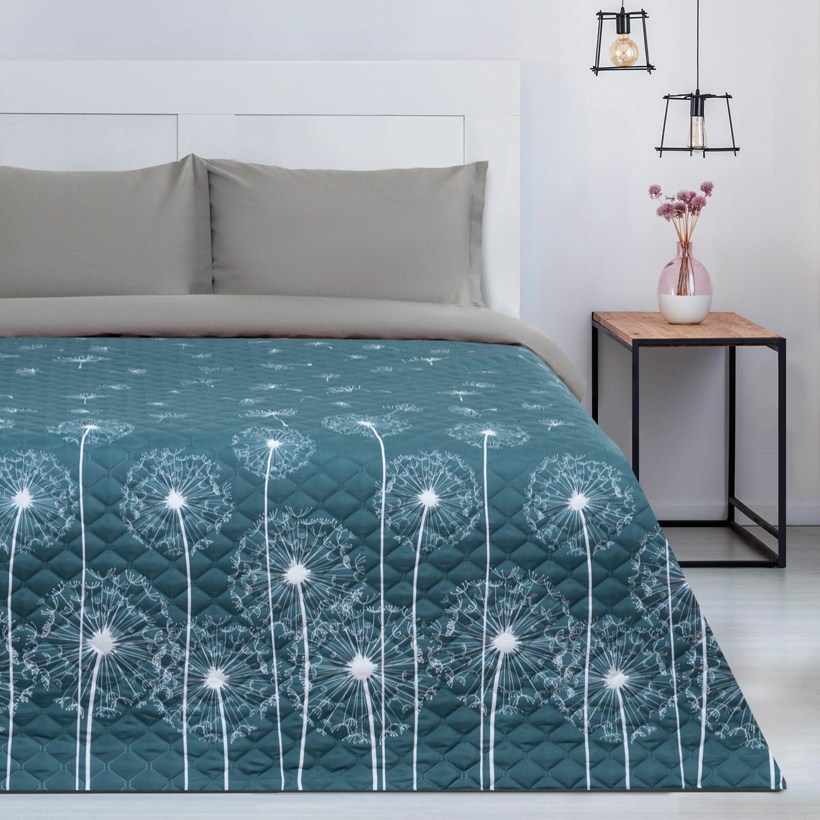 Покрывало Этель 2 сп «Одуванчики» 180х210 ±5 см микрофибра