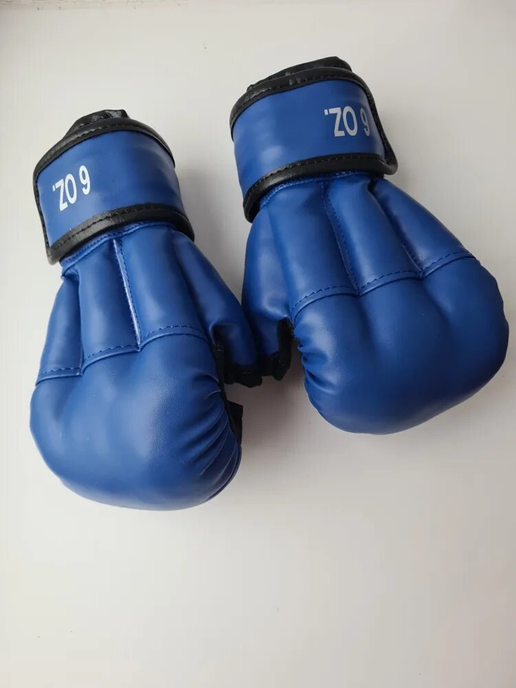 Перчатки для рукопашного боя 6 oz синие