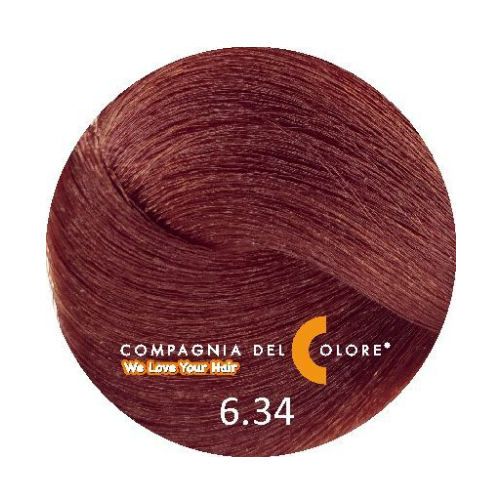 COMPAGNIA DEL COLORE краска для волос 100 МЛ AMMONIA FREE 6.34