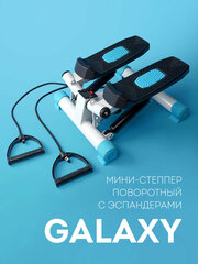 Мини-степпер поворотный с эспандерами GALAXY LINE GL1001