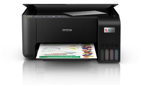 МФУ струйное Epson L3250, принтер/сканер/копир, (A4, принтер/сканер/копир, 5760x1440dpi, 33чб/15цв. ppm, СНПЧ, WiFi, USB)