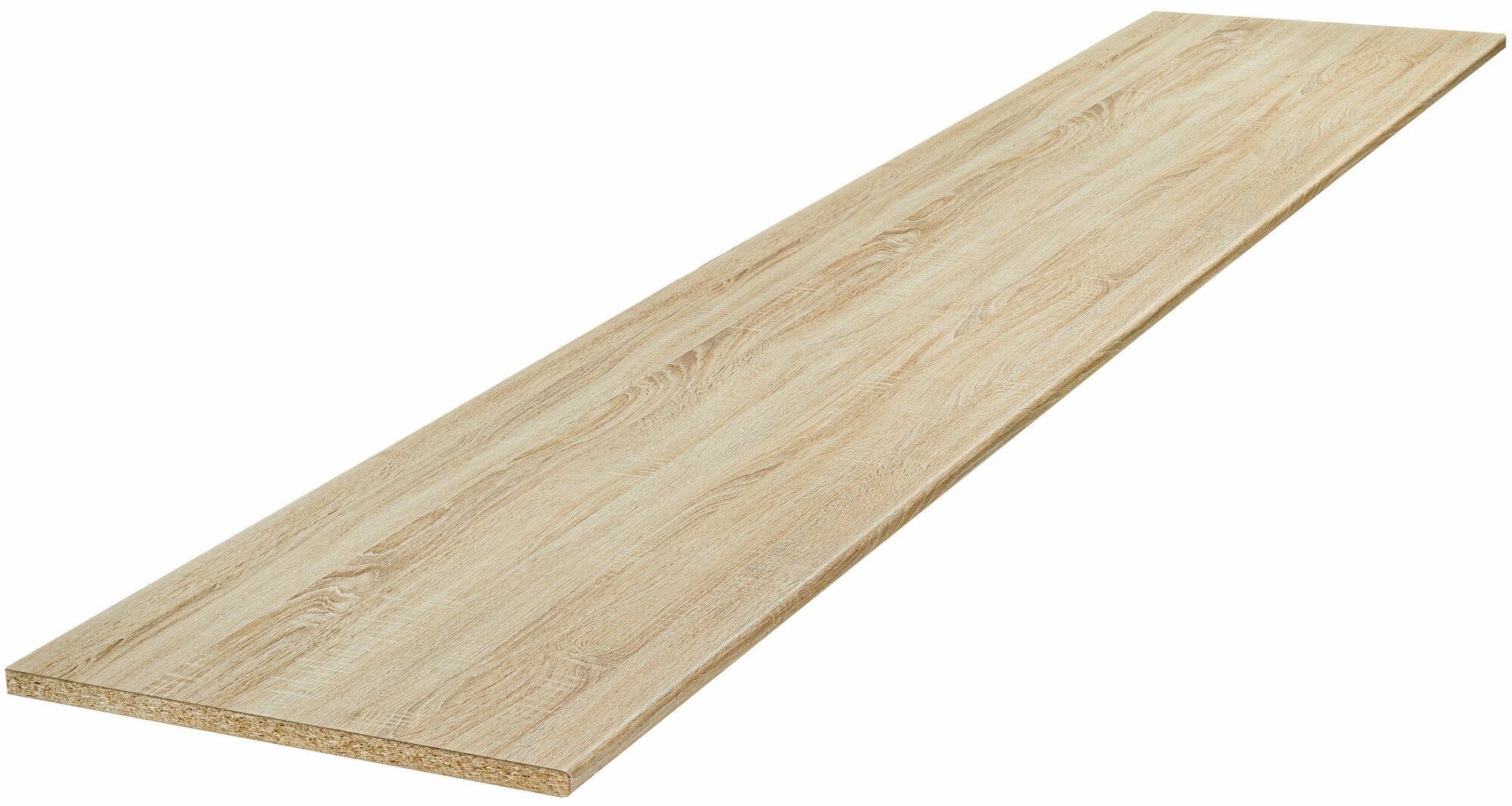 фото Столешница для кухни Скиф 3000х600x26мм с торцевыми планками. Цвет - Канадский дуб