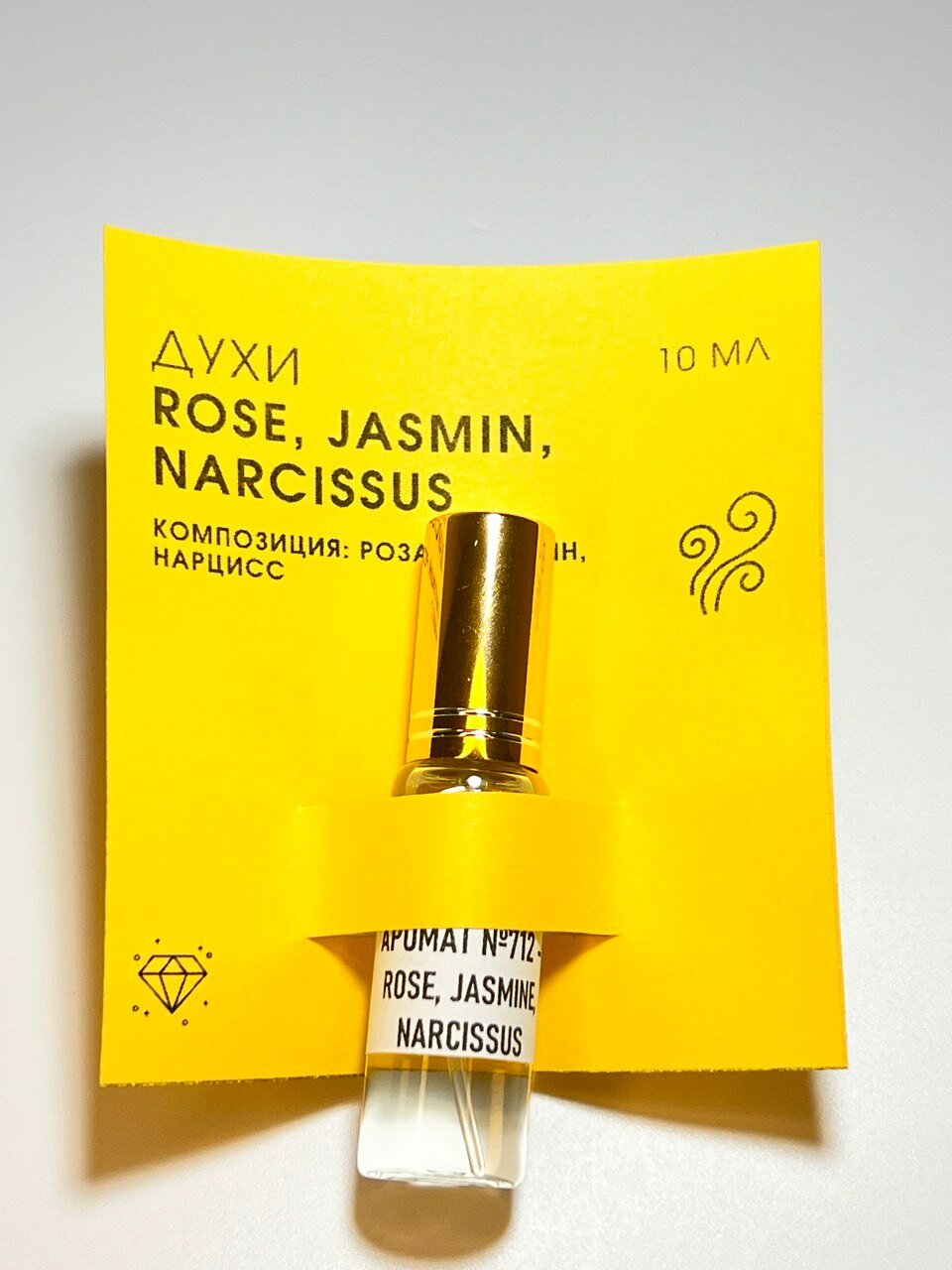 ROSE JASMINE NARCISSUS духи мужские духи унисекс духи в открытках духи на основе масел стеклянный флакон-спрей